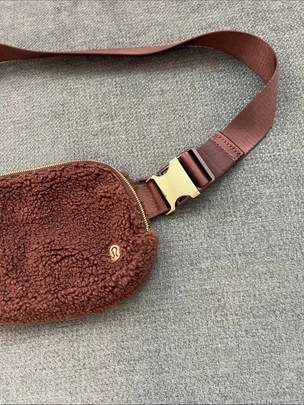 lululemon athletica Brown Sherpa Belt Bag